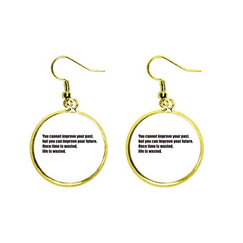 Pendientes largos dorados mujer tipo gota colgante bisutería fina