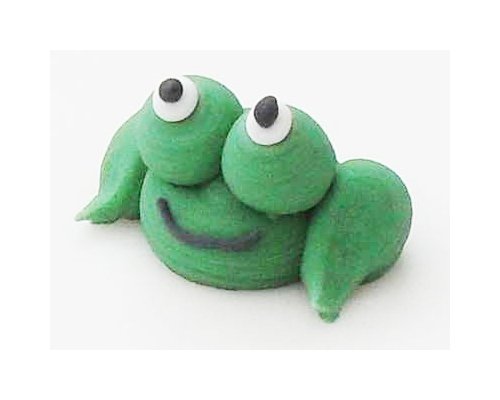 12 Edible Sugar Cake Decorations: Mini Frogs