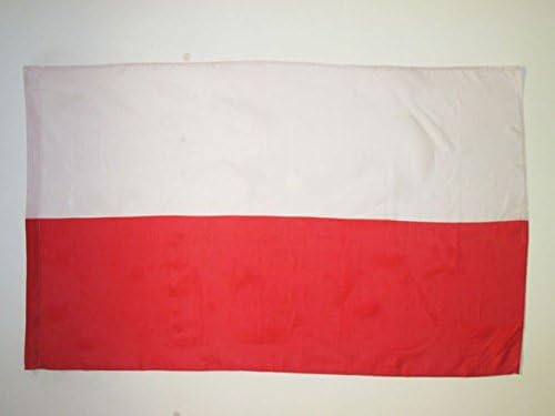 AZ FLAG, Poland Big Flag, 5x8 Ft, Polish Large Banner with Sleeve, 100% Polyester, Fade Resistant, Vivid Colors, 5' x 8' Feet