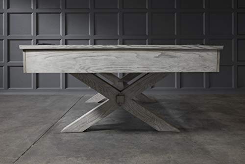 Empire Usa - Manhattan Slate Pool Table W/ Premium Billiard Accessories (7Ft, Whitewash) #TOP3