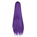 MapofBeauty Can Be Equipped With Hair Ornaments Cosplay Wigs (Dark Purple)