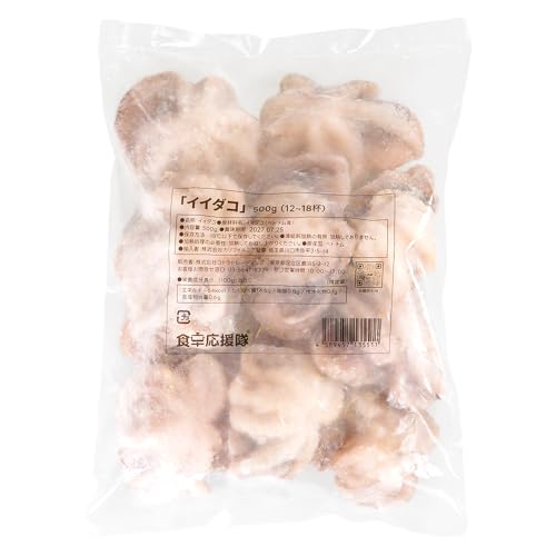 食卓応援隊 冷凍イイダコ チュクミ Mサイズ 500g×1袋(12〜18尾) 柔らかい 下処理済み IQF急速凍結 韓国料理 業務用