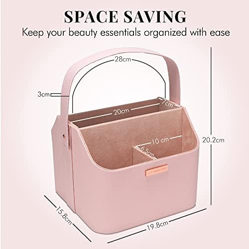 Lily England Makeup Organiser Storage - Cosmetics Organiser, Dressing Table Organiser for Skincare, Perfume and Make Up