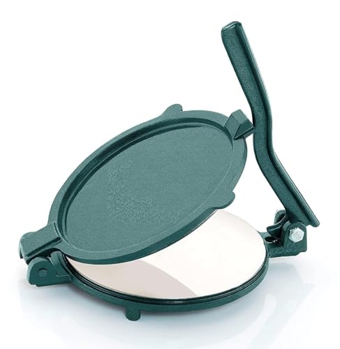 Image of CAPITAL Cast Iron Manual Puri & Roti Maker Press | Hand Operated Chapati, Poori, Tortilla & Khakhra Press | Heavy Duty Dough Press Kitchen Tool | 6 Inch