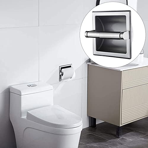 Porta papel higiénico con dispensador de toallas para baño cocina y soporte de resina 7