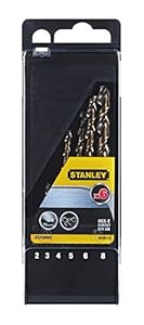 Stanley HSS-E Kobalt 2-8mm Metallbohrer-Set, 6 Stück