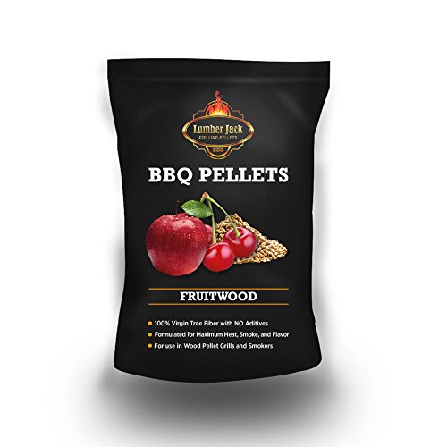 Lumber Jack 20-pounds BBQ Grilling Wood pellets (Fruitwood Blend (80% Cherry/20% Apple))