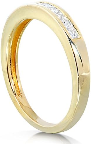 Kobelli Diamond Band 1/2 carat (ctw) in 14kt Yellow Gold, Size 9.5, Yellow Gold