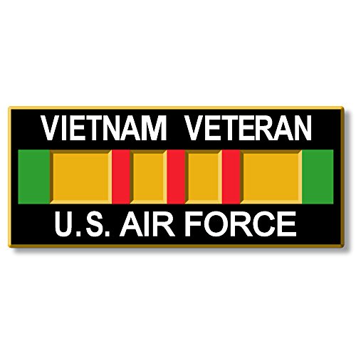 Imán Vietnam Veterano Fuerza Aérea estilo vintage 3D miniatura 1