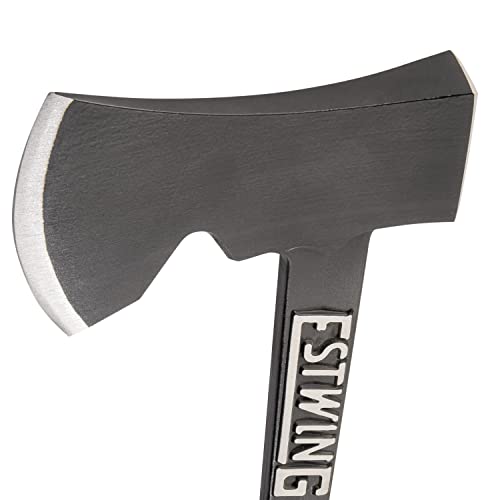 Estwing Camper's Axe - 14" Hatchet With Forged Steel Construction & Shock Reduction Grip - Eb-25A #TOP2