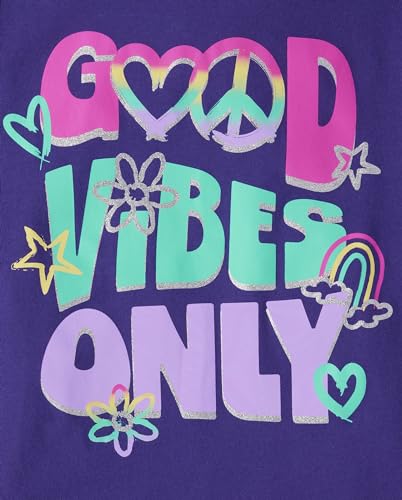 Image of The Children's Place Girls' Short Sleeve Graphic T-shirts (5-Pack)