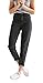 Produktbild iRachel Damen Jeanshose High Waisted Loose Fit Straight Boyfriend Pants Slim Denim Jeggings