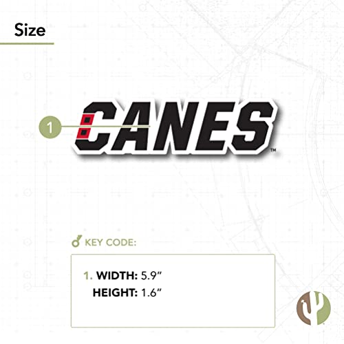Calcomanía NHL Carolina Hurricanes para botella de agua y coche 3