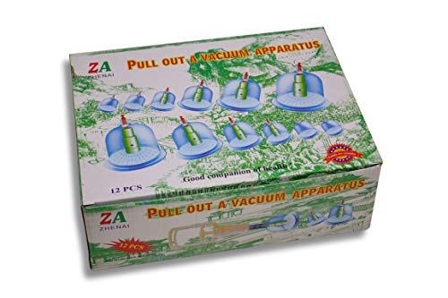 Copo Massageador 12 Copos Ventosa Ventosaterapia