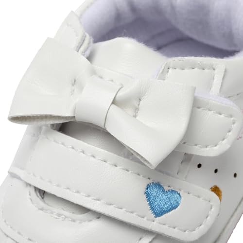 Image of Clowora Baby Boys Girls Shoes Non-Slip Rubber Sole Sneakers Infant First Walking Toddler Crib Shoes Newborn Loafers Flats.