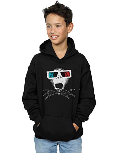 Disney Boys Nightmare Before Christmas Jack Skellington 3D Glasses Hoodie Black 5-6 Years