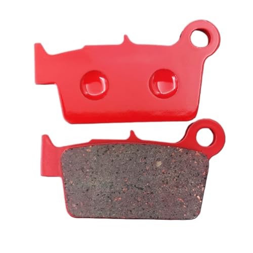 Brake Pads Motorcycle Replacement Part Front and Rear Braking System Component Compatible with EC 125 200 250 300 2T 2011-2015 EC 250 300 450 F 4T 2012-2015(Rear 1 Pair)