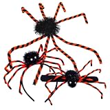 PATKAW Sztuk Halloweenowych Opasek Typu Slap z Motywem Pająka Trwałe i Wygodne Akcesoria Imprezy Tematyczne Upominki i Dekoracje Halloween