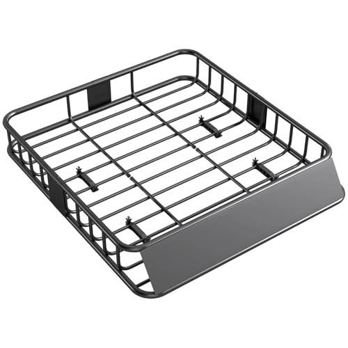 Portaequipajes de techo resistente con cesta de 110,5 cm de largo