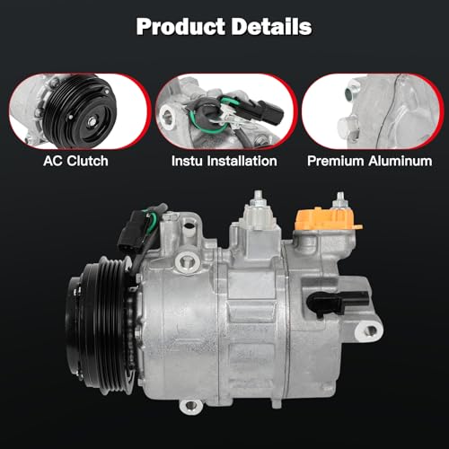Image of CCIYU AC Compressor w /Clutch for Ford Transit 2.2L 2019-2020