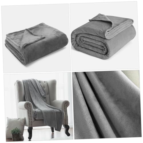 Plaid lavable machine couverture polaire douce pour sieste - 4