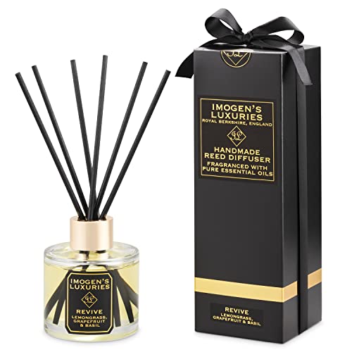 Revive Luxury Reed Diffuser Lemongrass, Grapefruit & Basil Essential