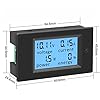 KETOTEK Ammeter Voltmeter Digital DC 6.5V~100V 100A Volt Amp Watt KWh Meter Gauge LCD Display Panel with Shunt, Current Voltage Power Energy Monitor Tester Multimeter #5