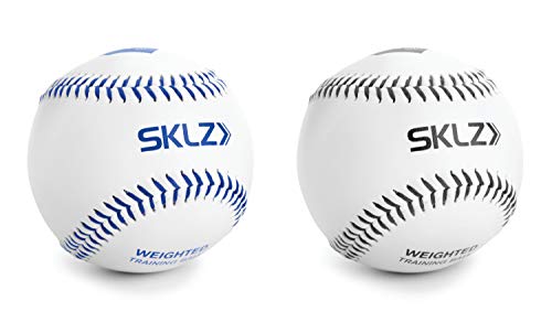 Sklz Weighted Throwing Baseballs, 2-Pack (10 Ounce And 12 Ounce),White #TOP2