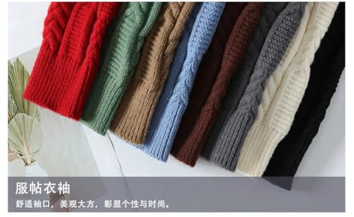 Men's Knit Sweaters Loose Jumper Clothing Long Sleeve Knit Sweaters Pullover3