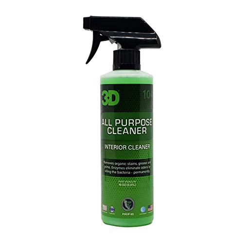 3D All Purpose Cleaner | Safe, Biodegradable Degreaser | Environmentally Friendly Car Care | Removes Spots, Dirt, Grime & Grease Stains | Made in USA | All Natural | No Harmful Chemicals (16 oz.)
