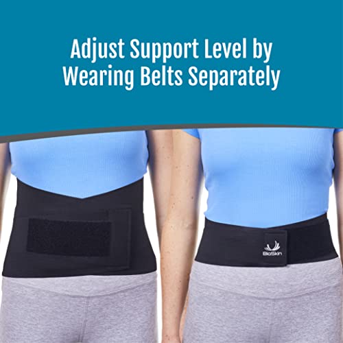 Bioskin Lumbar Support Back Brace - Provides Lower Back Support, Sciatica Pain Relief, Herniated Discs, And Back Sprains, Back Belt Support For Men And Women, Back Pain Relief Products (Medium) #TOP4