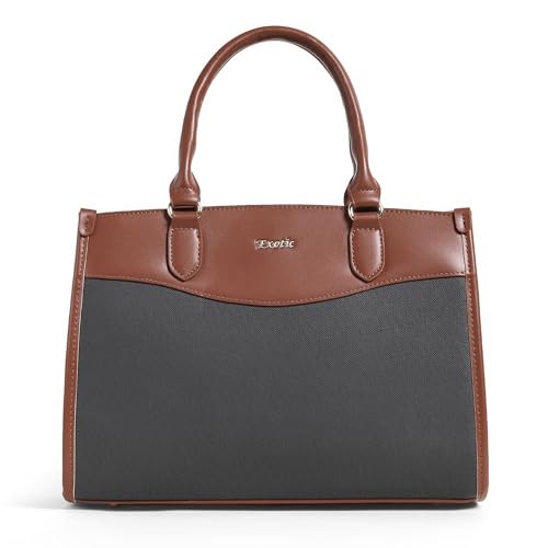 Image of Exotic Chic Edition Urban Luxe Hand & Sling Bag for Women | Stylish PU Leather Tote with Spacious Compartments & Detachable Strap