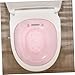 minkissy Home Sitz Bath Basin for Postpartum Care Plastic Sitz Bath for Toilet Seat Haemorrhoid Treatment Easy to Use Store and Clean for Women Personal Care