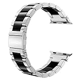 Sizing: Kompatibel für beide Apple Watch SE, Series 7/6 Series 5, Series 4, Series 3, Series 2 und Series 1 38mm 40mm 41mm / 42mm 44mm 45mm Version Modell. Größe für 5.3inch - 8.26inch