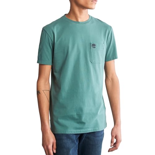 Timberland DUNSTAN River Men's Single Pocket T-Shirt (S, Sage Green)