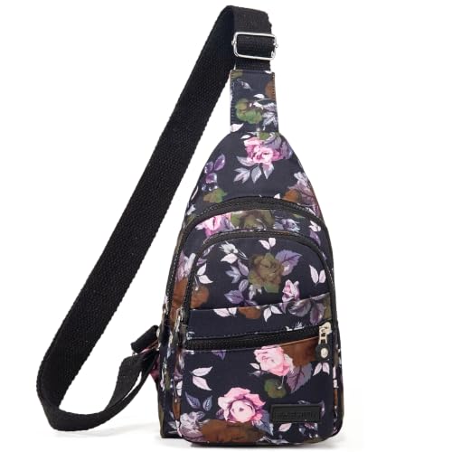 Image of Banelu Small Sling Backpack Crossbody Bags for Women Men, Sling Bag Cross Body Bag Fanny Packs Crossbody Purses