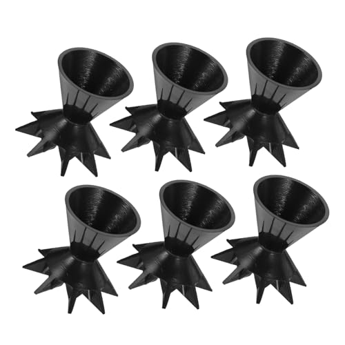 KALLORY Paint Cups for Painting 6pcs Silicone Paint Pouring Cups Split Design Pouring Supplies