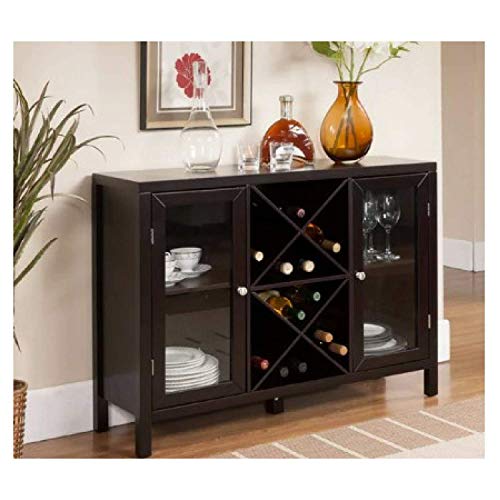 K & B Espresso Finish Wine Rack