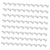 Gatuida 200Pcs White Milled Slot Screws for Outlet Cover Plates Slotted Head Replacement Screws for Repair and Electrician Tool Kits