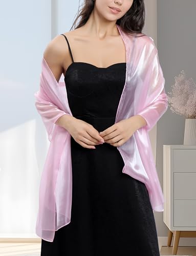 Womens Shawl Wedding Shawl Wraps for Evening Dresses Party Wraps Elegant Soft Sheer Chiffon Stole Bride Wedding Scarf2