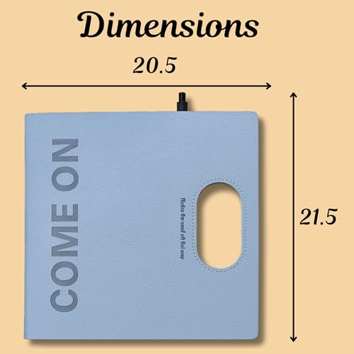 Image of A5 Journal Notebook Diary for Men Women | Office Journal Diary Notebook with Handle (200 Ruled Pages, 6 x 8.5 Inches, 80 GSM) (Handle Diary)