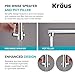KRAUS Artec Pro (1 st Gen) Commercial Style Pre-Rinse Single Handle Kitchen Faucet (No Pull Down) with Pot Filler inChrome, KPF-1603CH