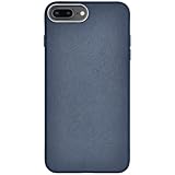 ULXITEYU for iPhone 8 Plus Case iPhone 7 Plus Case Navy Blue, Soft TPU Non-Slip Shockproof Protective Bumper Cover, Phone Case 5.5 inch