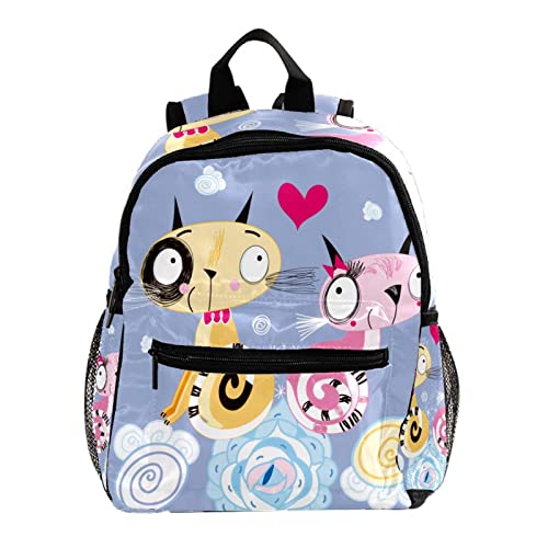 Sac à dos pour garçons et filles multicolore 30,5 cm à motif notes de musique