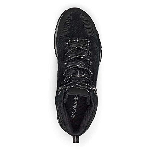 Columbia Columbia Women's Crestwood Mid Waterproof Hiking Boot, Black Grey, 11