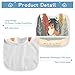 HXshaoye Absorbent Drool Bibs Set with Snap 2 Pack Bibs for TeethingMinimalist All Is Well Dog baberos para nino algodon