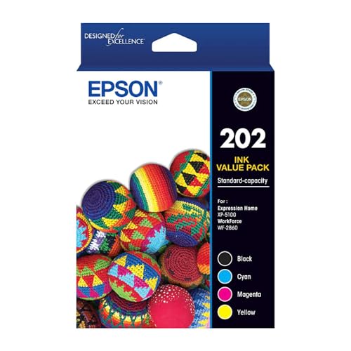 Cartouches d'encre EPSON 202 C13T02N692 Multipack 4 Couleurs d'origine