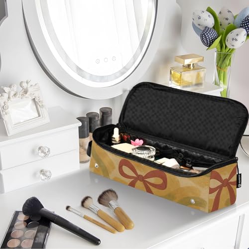 Bolsa organizadora de viaje para herramientas de cabello con tapete resistente al calor, desmontable, para planchas, alisadores, rizadores y accesorios de estilizado miniatura 7