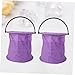 Hohopeti 2pcs Collapsible Tool Bucket Folding Water Painting Pen Washing Barrel Lightweight Storage Bucket for Painting Accessories