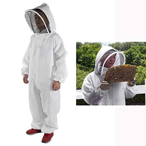 LXT PANDA Bee Keeper Outfit, Apiarist Beekeeping Suit - White, Total Protection for Professional and Beginner Beekeepers.